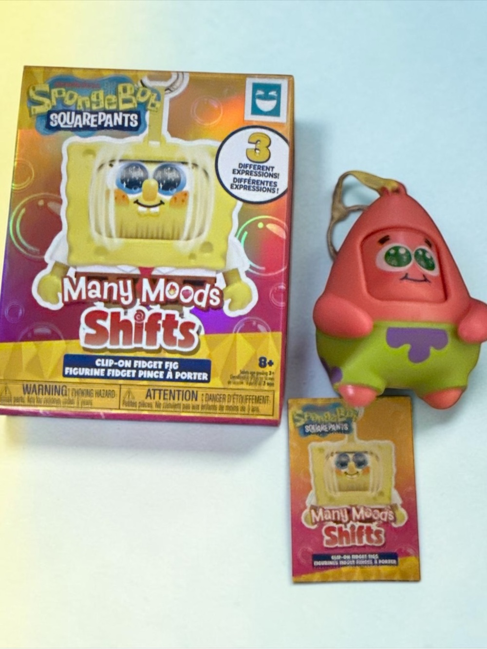Sponge Bob Many moods shifts blind box Patrick open box